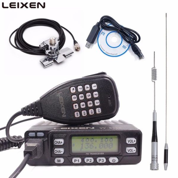 

walkie talkie leixen vv-898 vhf uhf dual band car radio two way 5w/10w/25w mobile transceiver amateur ham uv-25hx