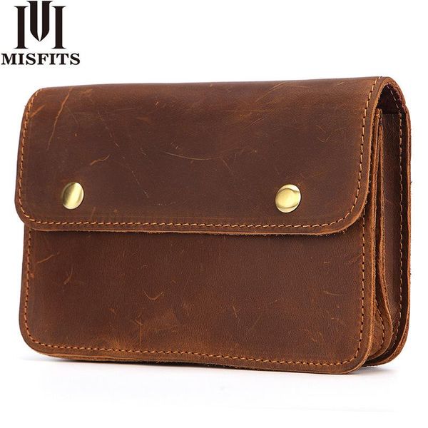 

waist bags men's bag leather male fanny pack belt man shoulder for men travel