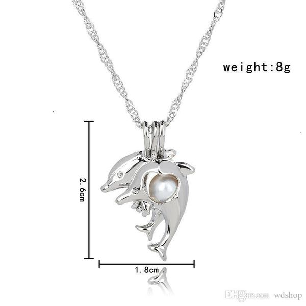 

cage pendant with love natural oyster pearl mix design fashion hollow locket clavicle chain diffuser necklaceqt5g