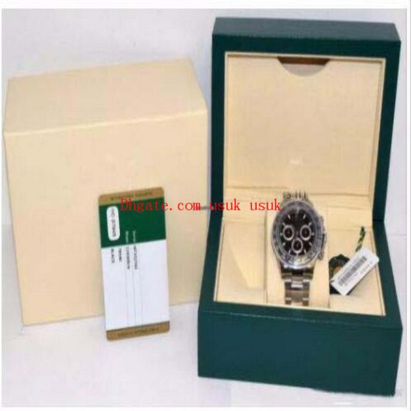 

luxury watch jh 40mm cosmograph 116500ln 904l steel chronograph swiss 4130 movement automatic mens wristwatches original box, Slivery;brown