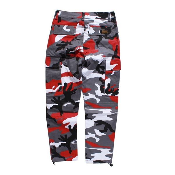 

2021 new orange rose camouflage load women hip hop streetwear pants sweatpants couple's clothes tftk, Black;white