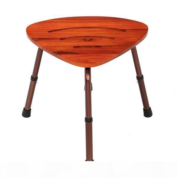 

6-hole adjustable wooden bath chair natural wood color ship from us drop shipping