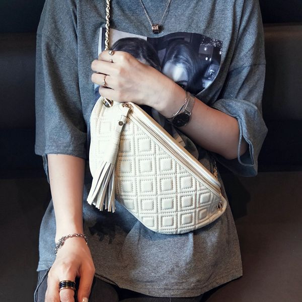 

fashion genuine for women waist bag pack bag belt belt purse female ladies money fashion shoulder leather designer-fanny chain knqkt, Red;black