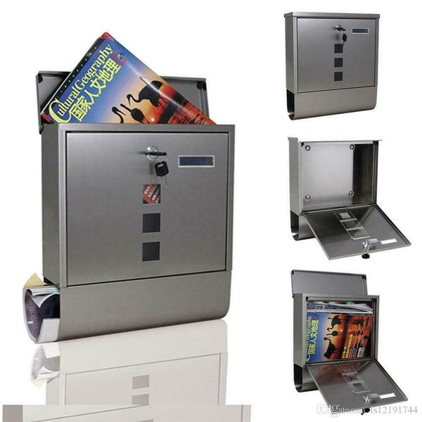 

настенная монтажная буква почтовый ящик с поиском дверной газеты roll 2 ключей + 4 винта