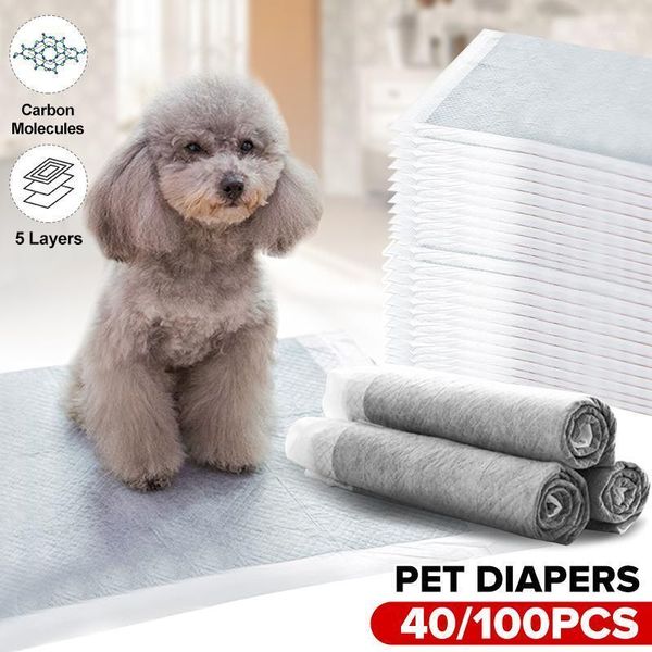

dog apparel s/m/l/xl training pee pads super absorbent pet diaper disposable healthy clean nappy mat pets dairy supplies1