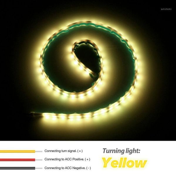 

1.2m turn signal light rgb remote parts accessories lighting bulbs 47" led1