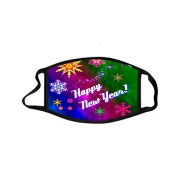 

year face masks 2021happy print new mouth cover chritmas fireworks dustproof breathable protective disposable mask lsk 5 ny22v