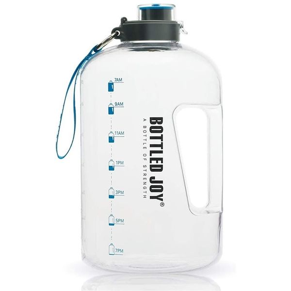 Bottiglia d'acqua da 1 gallone sportiva per una grande brocca da campeggio portatile da viaggio in plastica per bere bottiglie d'acqua in bottiglia Joy 201221