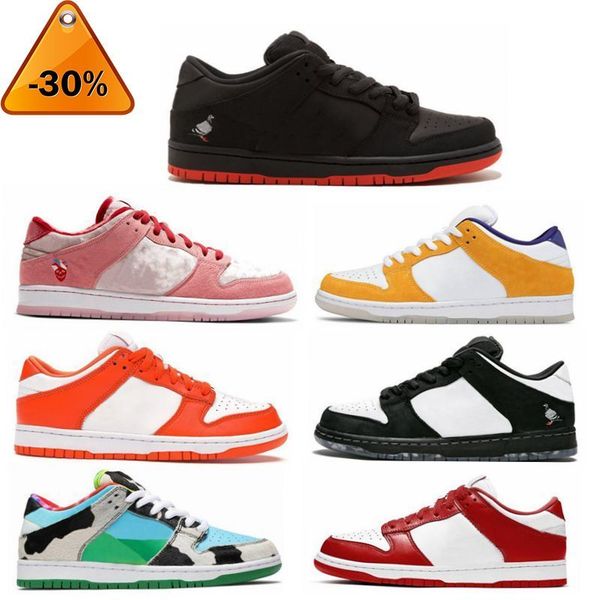 

the sb low pro qs chunky freddy krueger men women running shoes paris strangelove staple x panda pigeon muslin skate sports sneak, Black