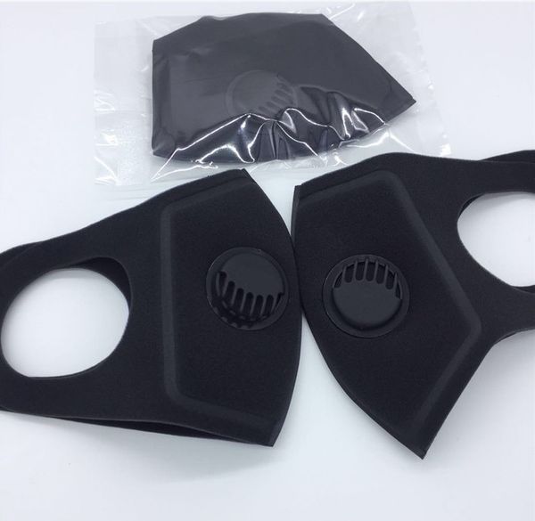 

breathing factory valves 24hour designer washable with ship reusable cloth kids masks cotton black mascarillas pro p0109
