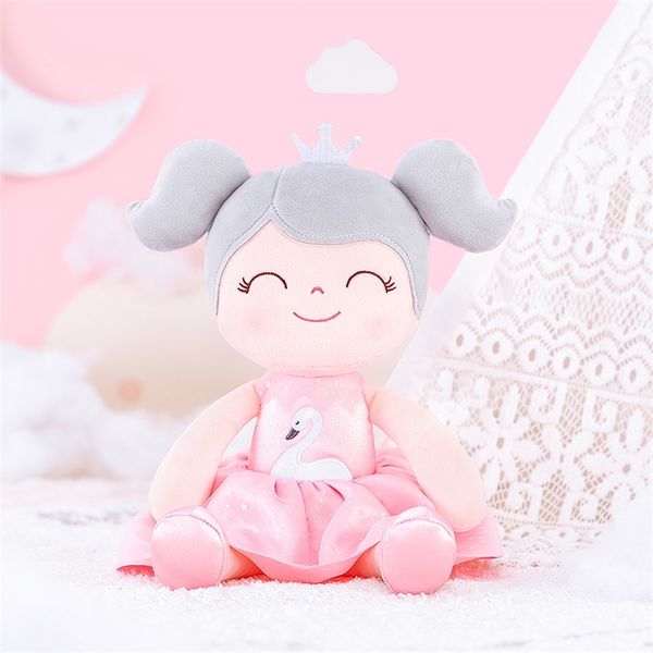 Gloveleya Dolls Peluche Giocattoli per animali Swan Princess Baby Girls Gifts Ploth Rag Bambola Bambola Bambola Peluche 220222