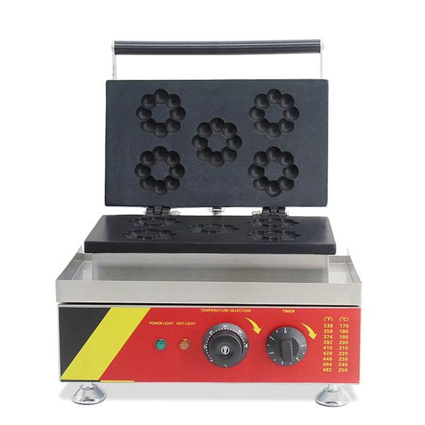 

np540 waffle machine из нержавеющей стали 110v коммерческая волна пончик машина plum blossom donut electric donut maker
