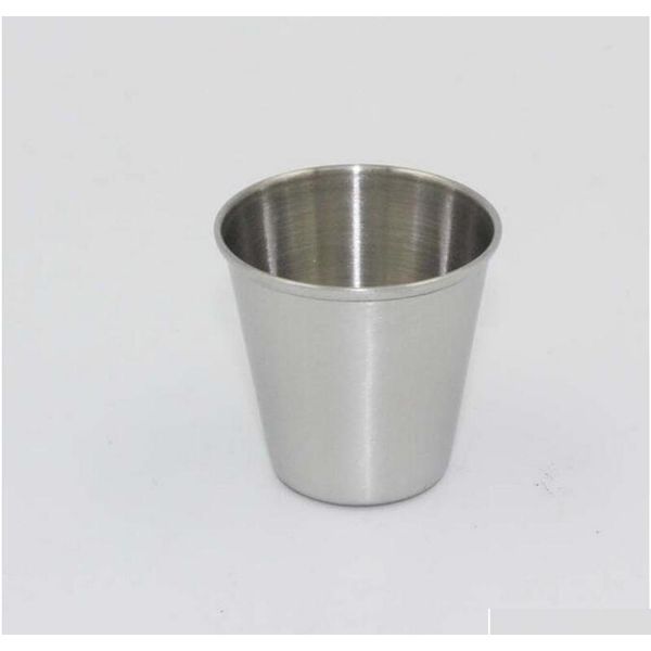 

30ml 1oz stainless steel tumbler sglasses cups drinking glass wine beer whiskey mug jllnme lajiaoyard