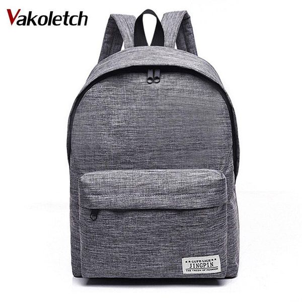 

backpack style brand canvas men women college high middle school bags for teenager boy girls laptravel backpacks mochila kl235