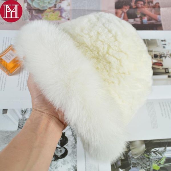 

knit real genuine fur hats women beanies solid elastic rex fur caps winter party fashion hat skullies1, Blue;gray