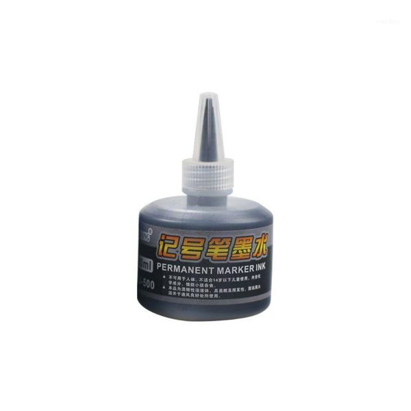 

1 bottle 50ml refill ink for refilling inks marker pen black red blue 3 colors1