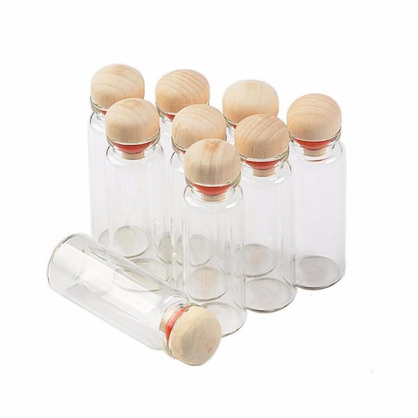 

transparent glass jars with hardwood 14ml empty glass bottles jars crafts bottles jars for gif jllfpm