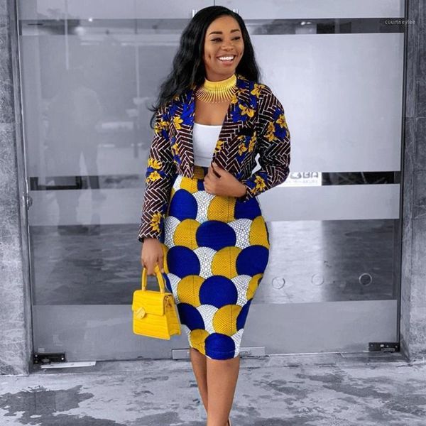 

women blazer and skirt set suit 2020 fashion print 2 piece sets outfits for woman office wear slim plus size blazers and jackets1, White
