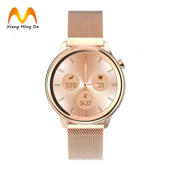 

xiangmingda new product f80 smart bracelet body temperature heart rate blood prsure oxygen physiological health monitoring female watchbgt
