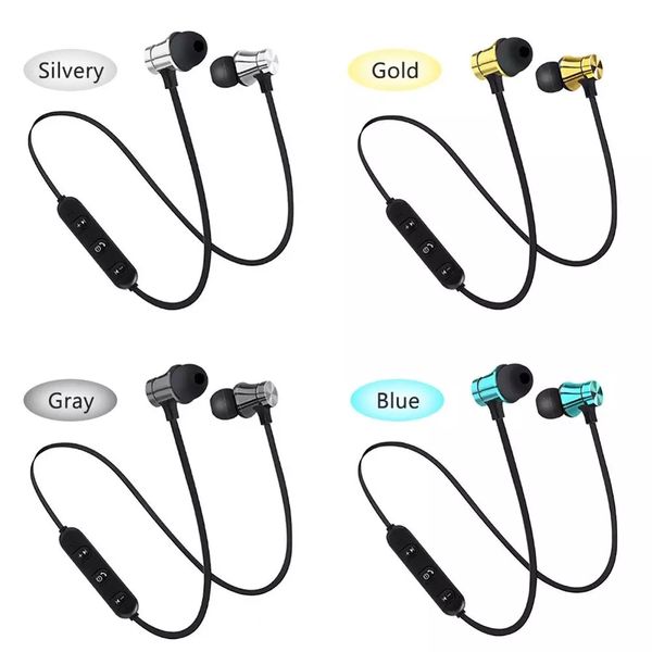 

new xt11 bluetooth earphone sport magnetic stereo sports waterproof earbuds wireless in-ear headset with mic for samsun