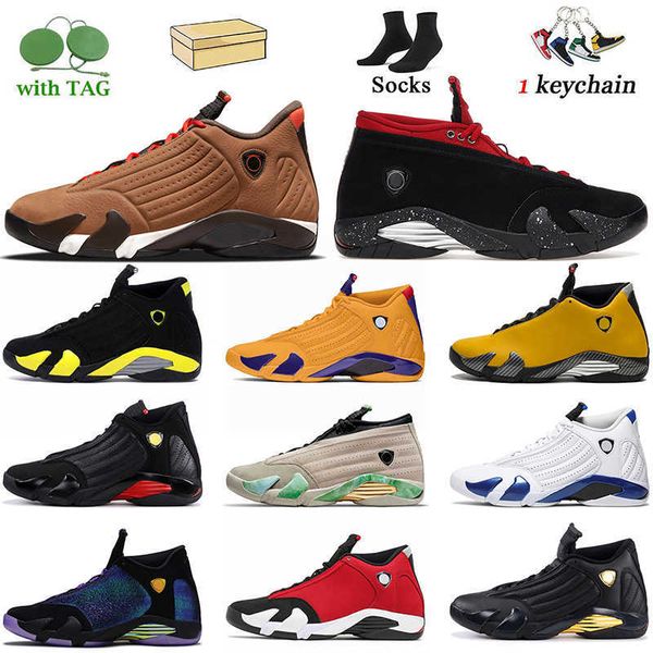 

14s mens authentic jumpman 14 basketball shoes fashion sneakers winterized archaeo brown fortune red lipstick doernbecher university gold
