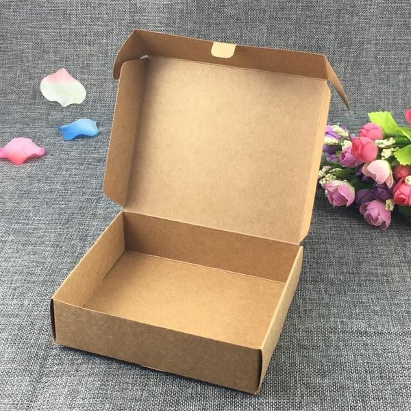 

24pcs/lot aircraft cardboard pack boxes little sized craftwork gift, fastener, ear rings kraft pap jllqsb