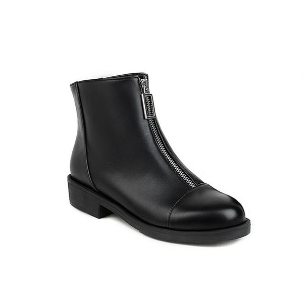 

big size simple short boots boots women shoes ankle for women ladies shoes woman winter, Black