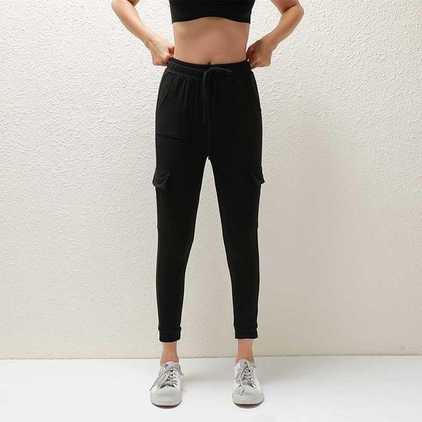 

women high waist harem pants women bandage elastic waist stripe casual pants 2020 high loose streetwear1, Black;white