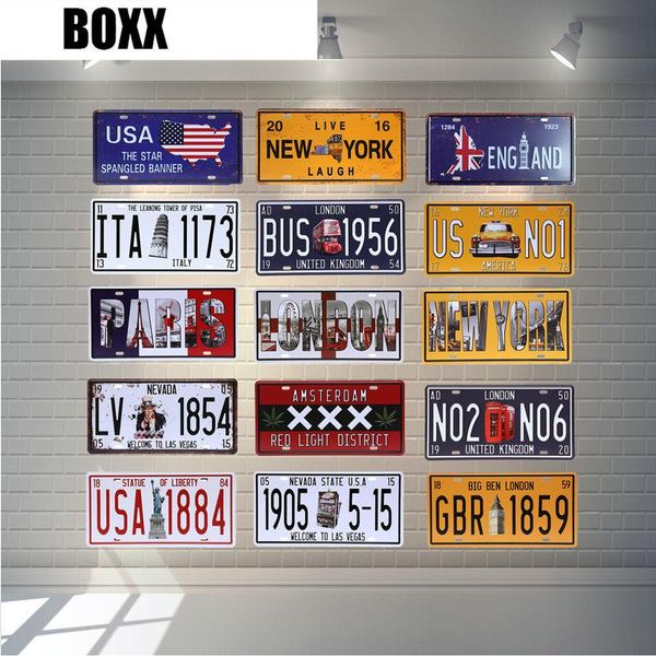 

amsterdam xxx red light district license plate for motorbike garage bar home vintage tin plates england wall decor plaque