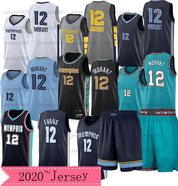 

2021 memphis ja 12 morant jersey jaren 13 jackson jr. retro vintage mike 10 bibby shareef 3 abdur rahim 50 reeves mens basketball, Black;red