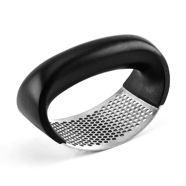 

geekhom stainless steel garlic press rocker garlic crusher squeezer slicer mincer chopper kitchen gadget with handle jlltpz ffshop2001