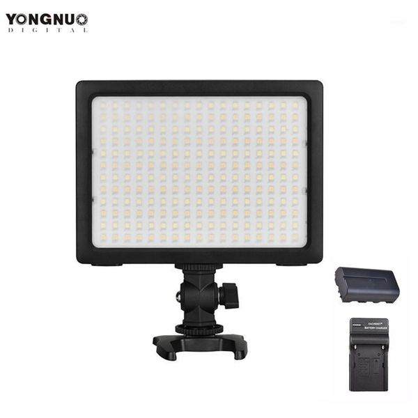 

yongnuo video light lamp panel 204 led 3200k-5500k cri 95+ professional pgraphy fill light for portrait interview shooting1