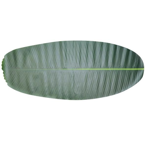 

plastic placemat dining table mat emulation banana leaf placemat wedding birthday party tablecloth table decoration 1pc h bbypif