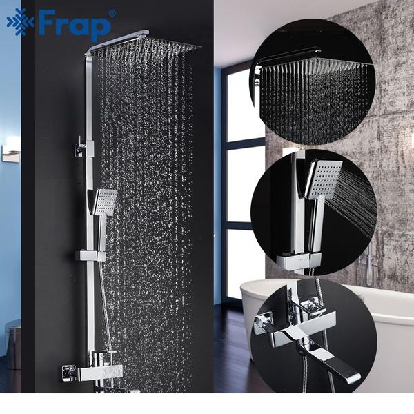 

frap shower faucets contemporary bathroom shower faucet bath taps rainfall shower head set mixer wmthni