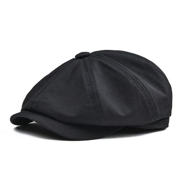 

sboy hats botvela 100% twill cotton cap men women classic retro hat summer autumn lightweight driver 003, Blue;gray
