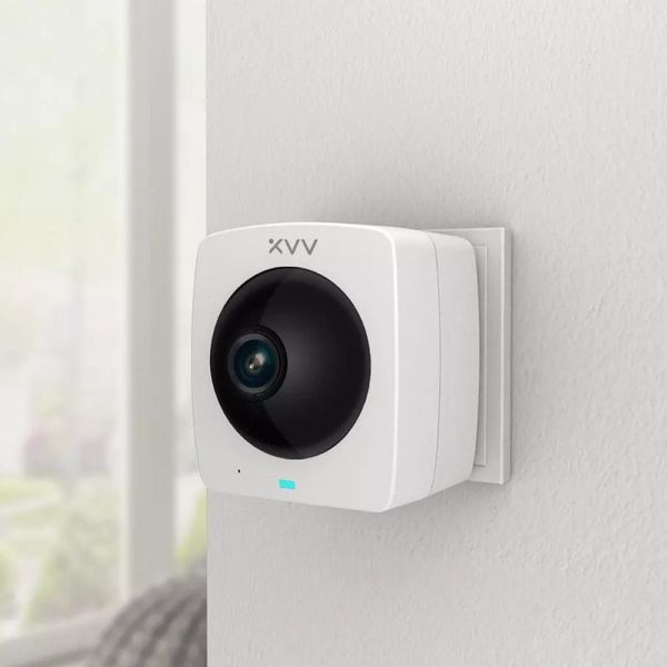 

original xiaomi youpin xiaovv 1080p 2 million pixel smart panoramic camera support infrared night vision ai humanoid detection voice inte