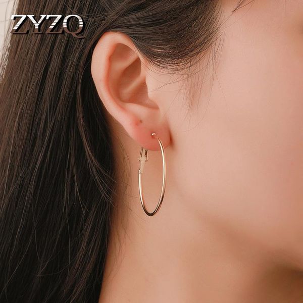 

zyzq new arrival hoop earrings sets two color available with different size special gift for es wholesale dropshipping, Golden;silver