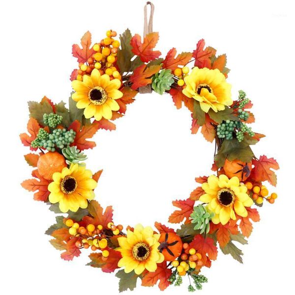 

halloween pumpkin maple garland western christmas decorations simulation rattan sunflower shop window home1