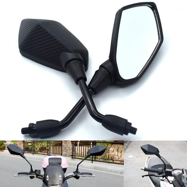 

motorcycle mirrors universal 10mm rearview mirror black side for fzr400rr fzr600 fzr600r fzr750r fzr1000 mt-091
