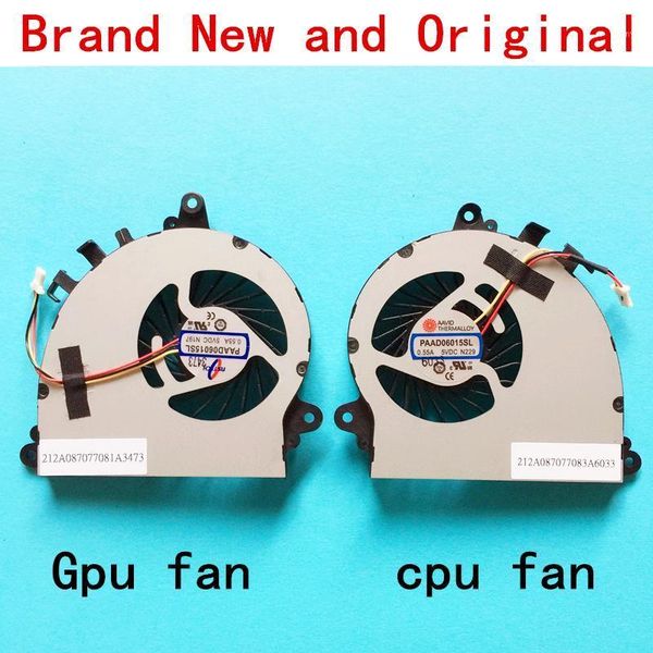 

lapcooling pads cpu gpu fan cooler notebook pc for msi gs70 gs72 2pe 2qe 2od onc 6qd 6qc 6qe ms-1771 ms-1773 3-pins 3-wire1