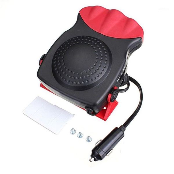 

2 in 1 cooling heating 12v defroster defog car heater electric fan 180 degree rotate windshield windows heated device#lr41