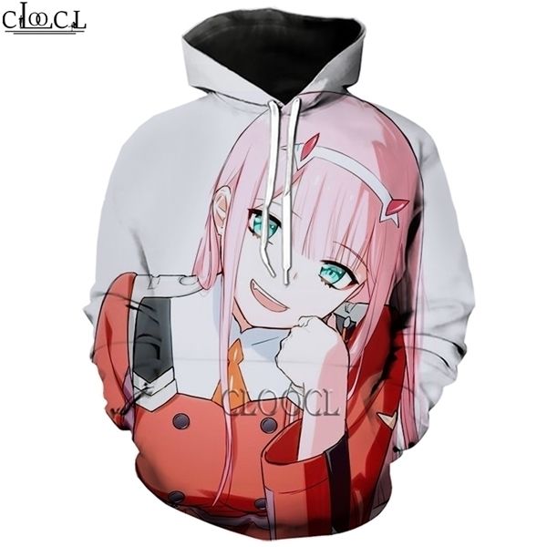 

hx zero two darling in the franxx 3d print fashion hoodie mens sweatshirt zip pullover fashion casual tracksuit drop sh c0127, Black