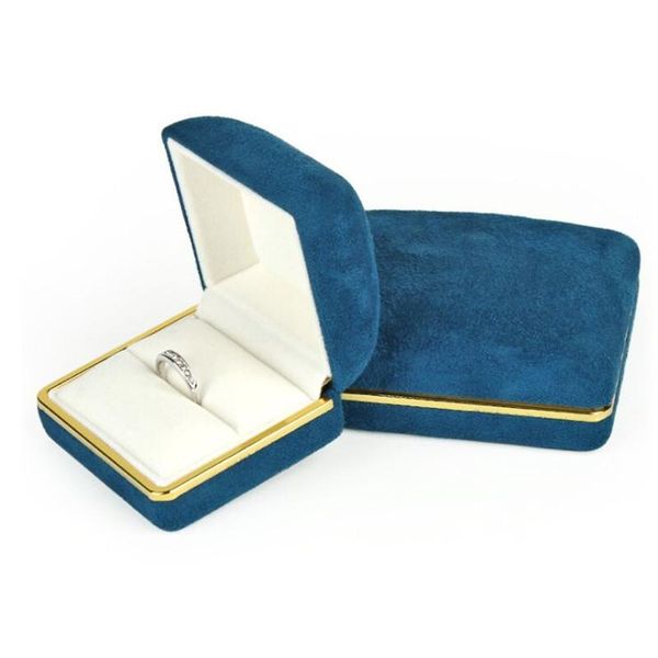 

колье кольцо коробки высокое качество 7.2x6.6x5cm бук цвет моды стиль бархатный дисплей чехол ювелирные аксессуары браслет подарочная коробк