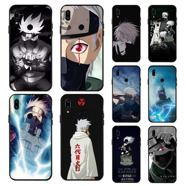 

1dwnaruto no kakashi mobile phone cover redmi note 8 9 pro 7 8t 9a 9