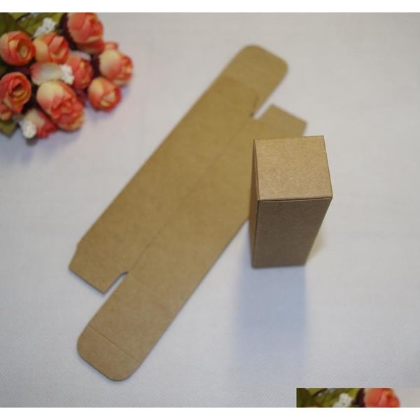 

100pcs/lot 10/20/30ml/50/100ml oil dropper bottle kraft paper packaging box diy lipstick perfume packin sqcfcz wphome