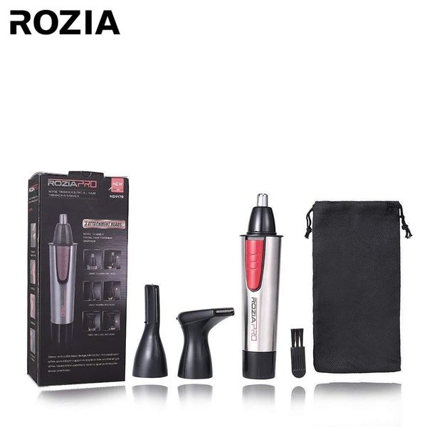 

rozia горячая распродажа унисекс волосы бритва личный уход за лицом из нержавеющей стали нос волос триммера удаление волос clipper бритва h