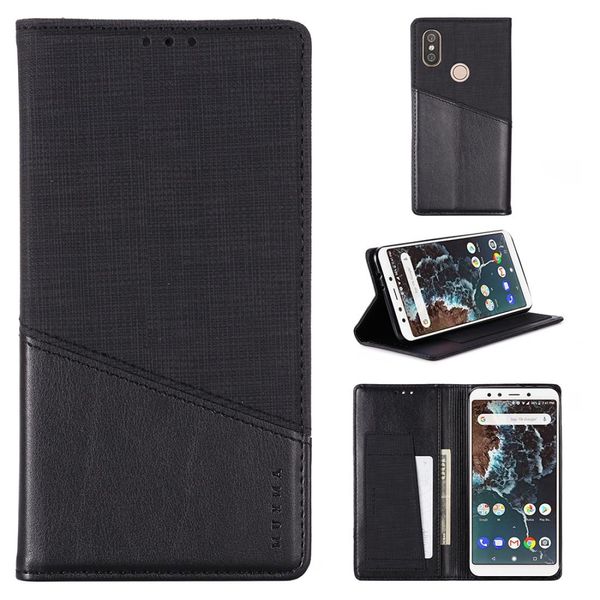 

For Xiaomi Mi 6X MUXMA MX109 Horizontal Flip Leather Case with Holder Card Slot Wallet