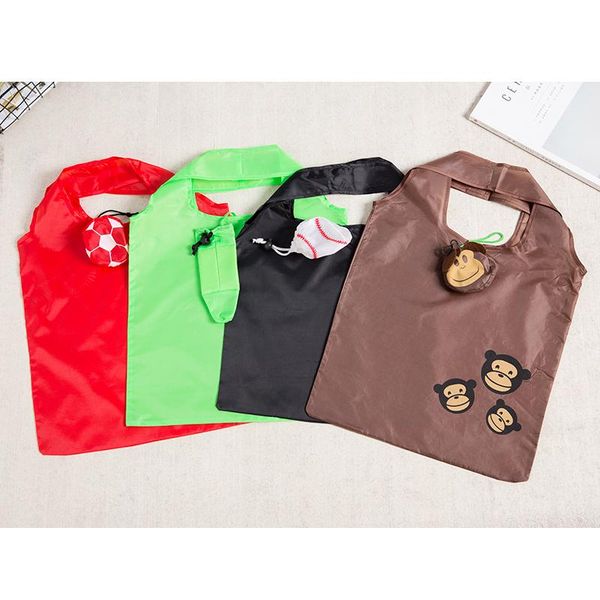 

собака мода печати логотип складная зеленая сумка складная складная сумка путешествия сумки складные бакуляционные сумки h sqcipv