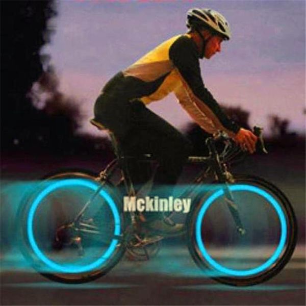 

bike lights bicycle cycling spoke wire tire tyre wheel led bright lamp light accessories 3 colors available