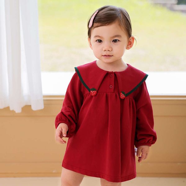 

girl princs 2020 and new spring autumn one year old red baby drs ivw1, Red;yellow